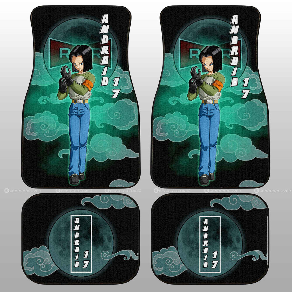 Dragon Ball Car Mats Android 17 Car Floor Mats Car Interior Floor Mats