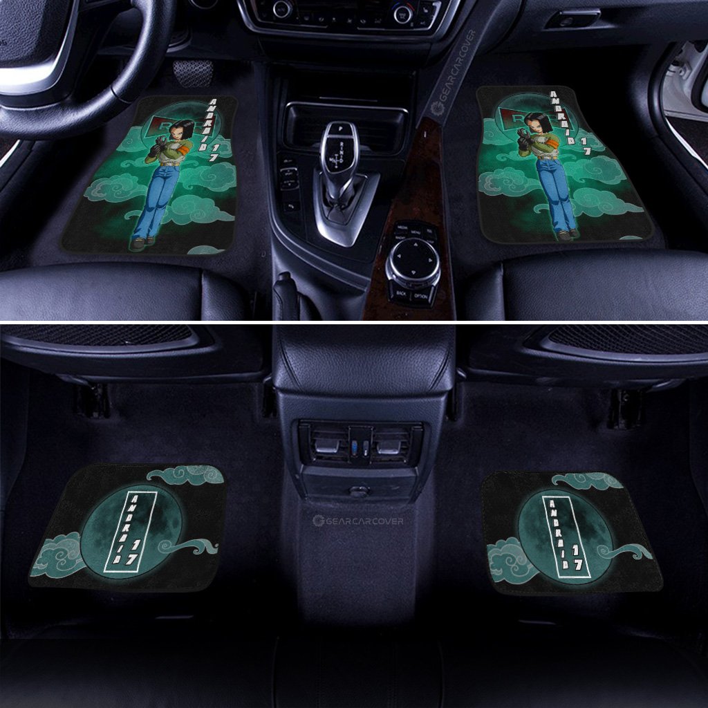 Dragon Ball Car Mats Android 17 Car Floor Mats Car Interior Floor Mats