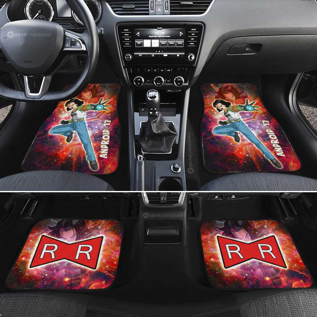 Dragon Ball Car Mats Android 17 Car Floor Mats Dragon Ball Anime Car Floor Mats