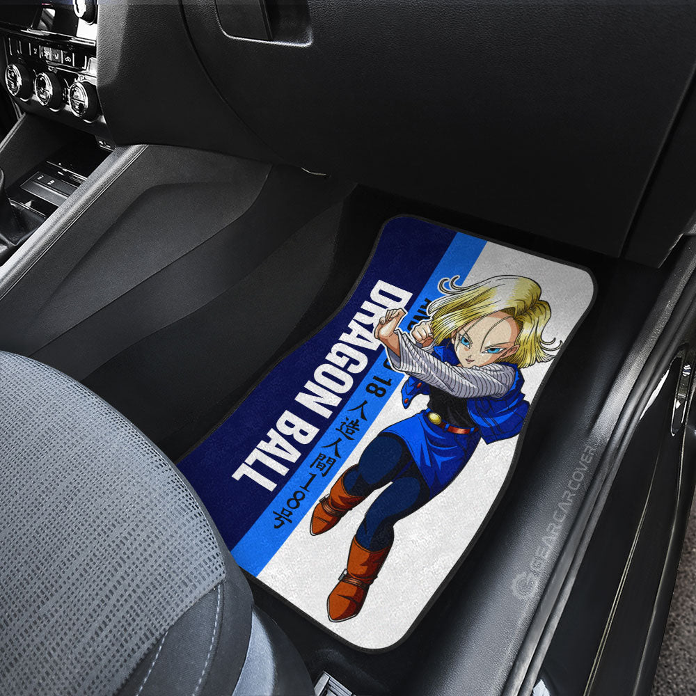 Dragon Ball Car Mats Android 18 Car Floor Mats Car For Fans Car Floor Mats