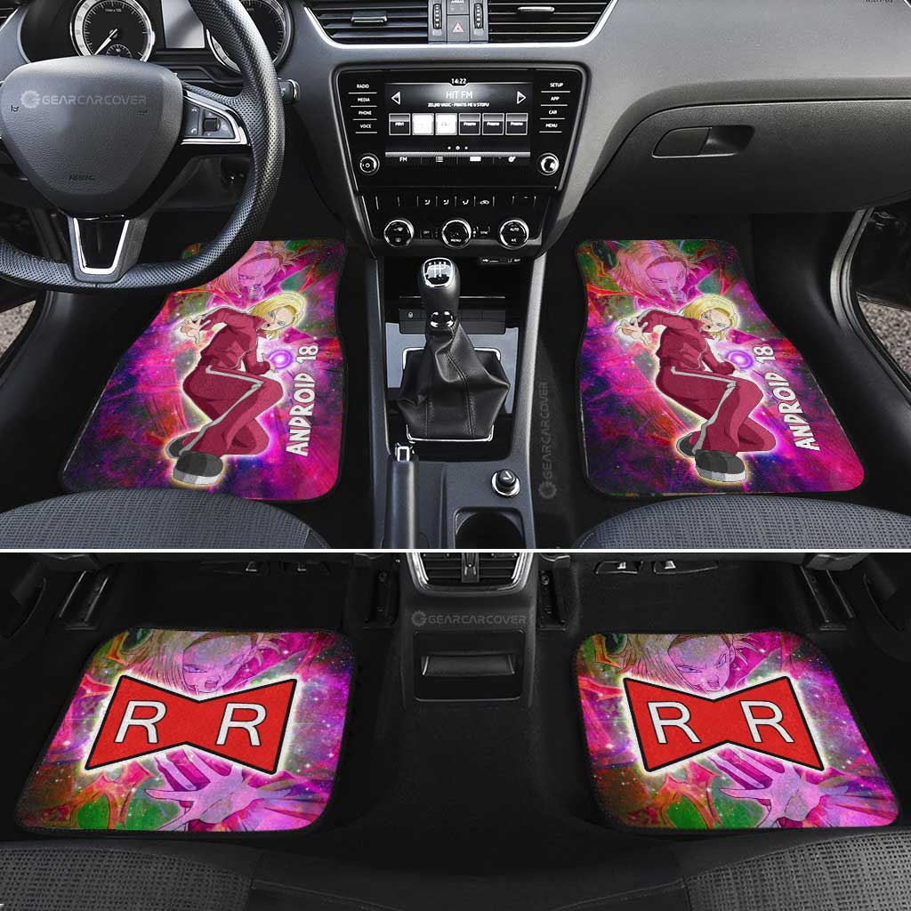 Dragon Ball Car Mats Android 18 Car Floor Mats Dragon Ball Anime Car Floor Mats