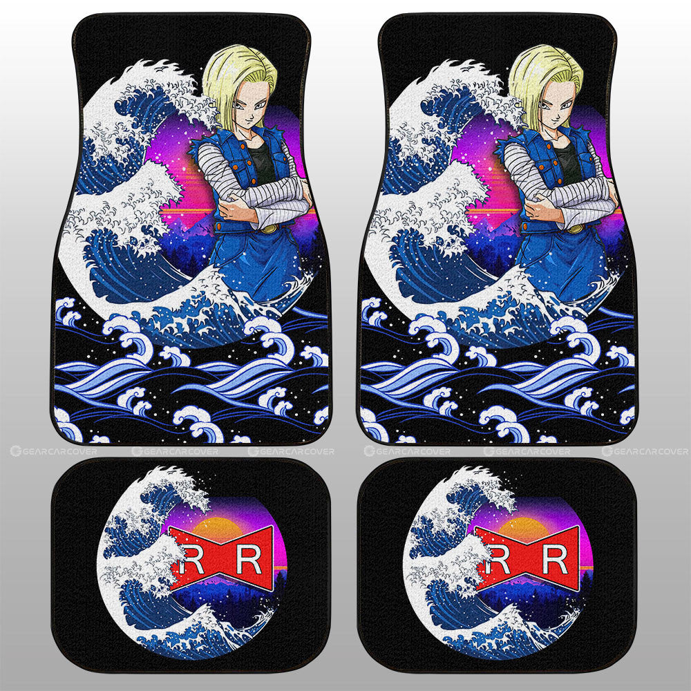 Dragon Ball Car Mats Android 18 Car Floor Mats Dragon Ball Car Interior Floor Mats