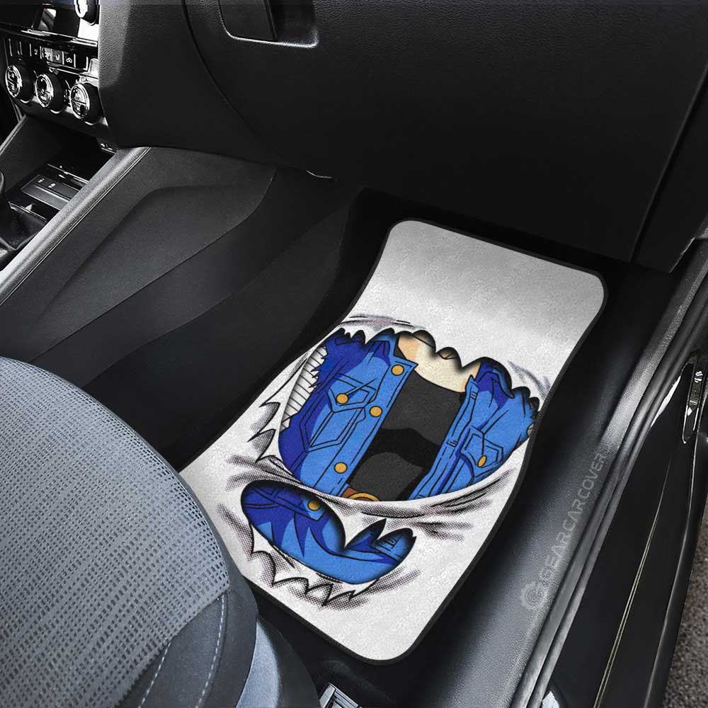 Dragon Ball Car Mats Android 18 Uniform Car Floor Mats Demon Slayer Car Floor Mats