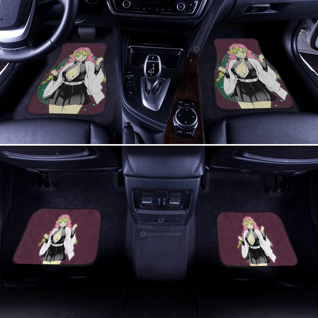 Demon Slayer Car Mats Anime Sexy Girl Kanroji Mitsuri Car Floor Mats Demon Slayer Anime Floor Mats