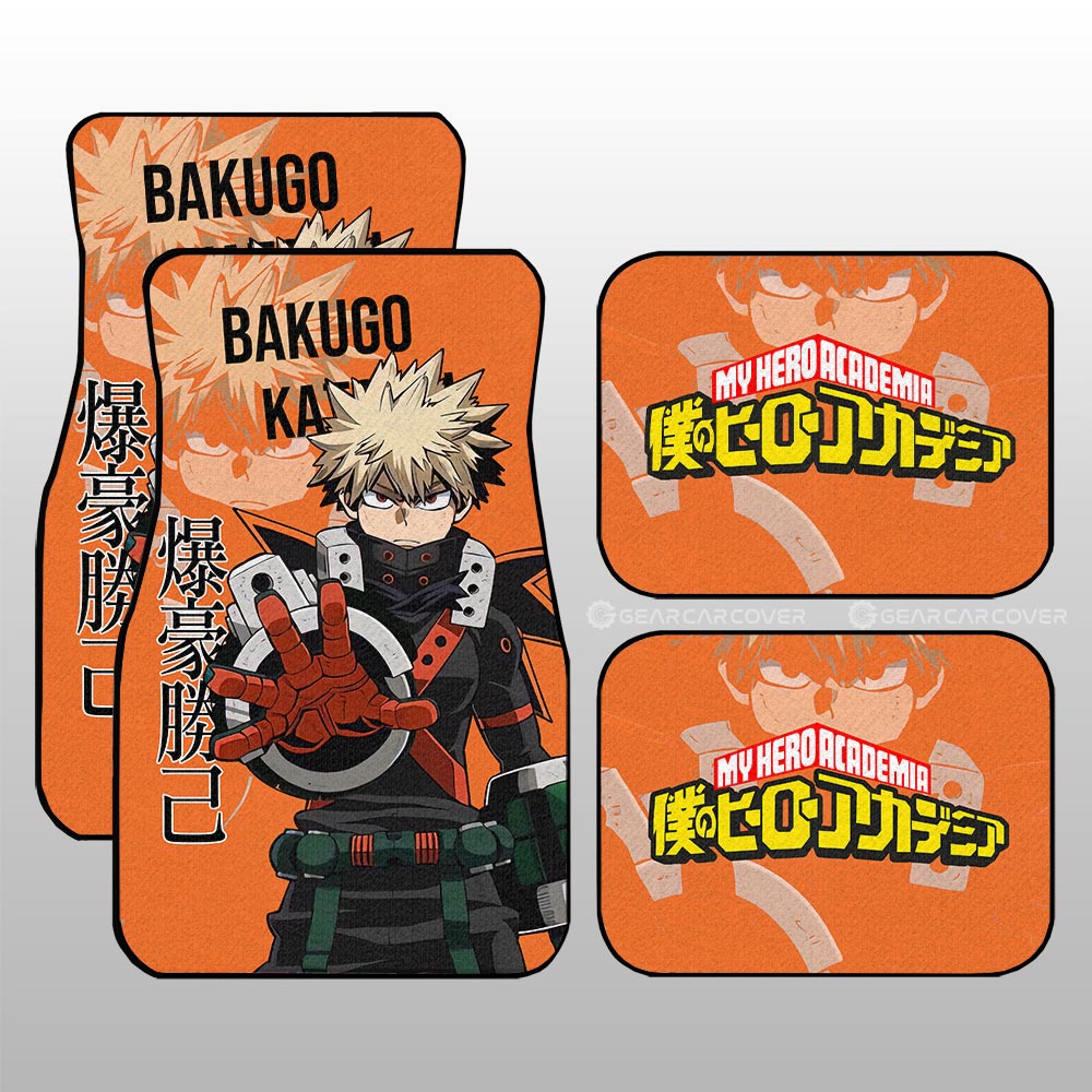 My Hero Academia Car Mats Bakugo Katsuki Car Floor Mats