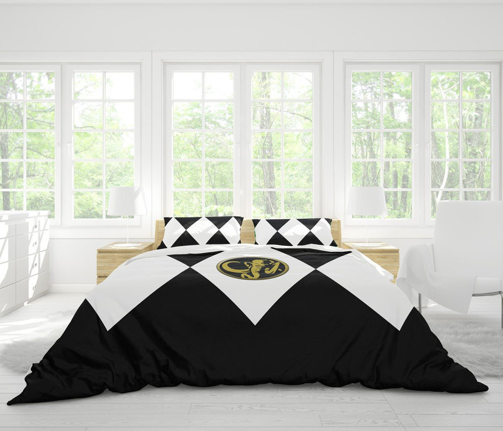 Black Ranger Mighty Morphin Power Rangers Bedding Set