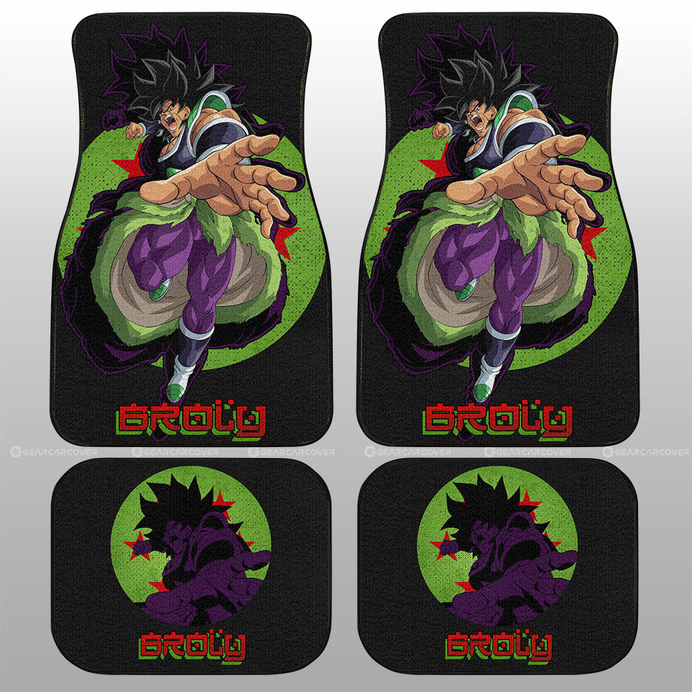 Dragon Ball Car Mats Broly Car Floor Mats Dragon Ball Anime Car Floor Mats