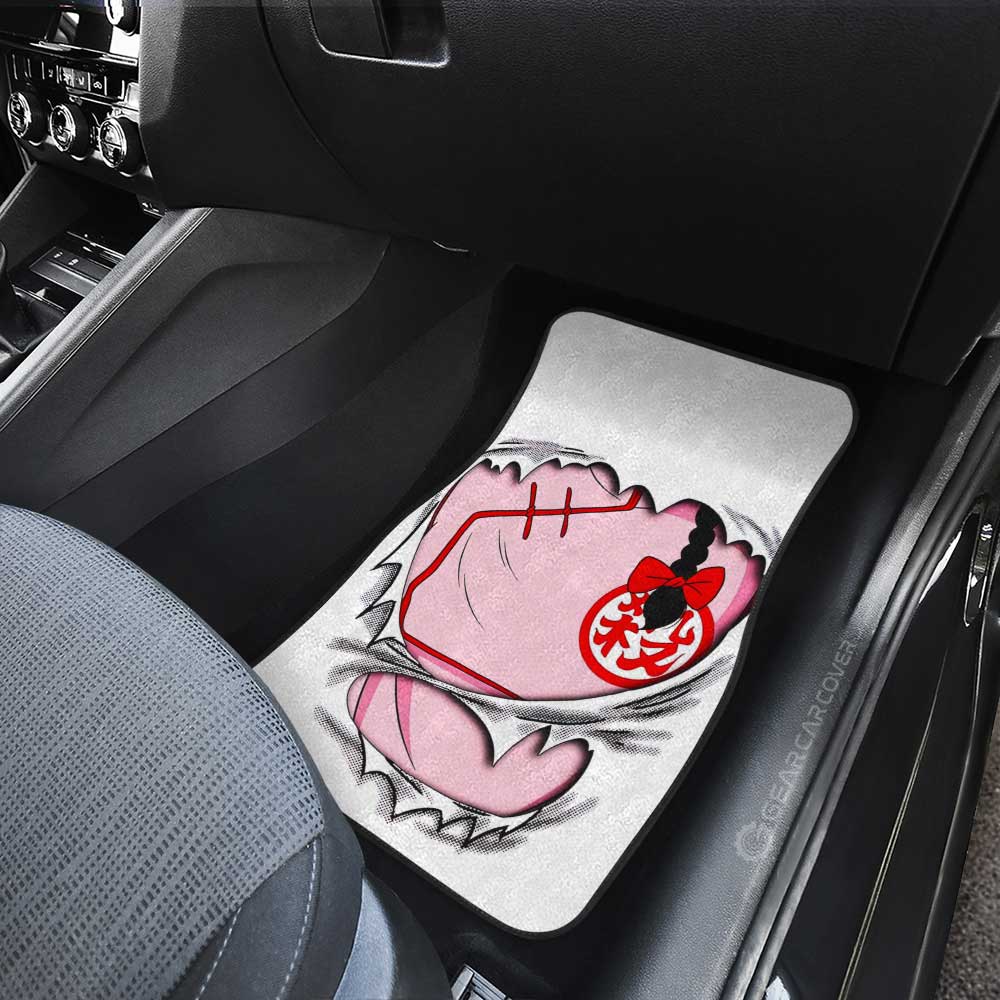 Dragon Ball Car Mats Chichi Uniform Car Floor Mats Demon Slayer Car Floor Mats