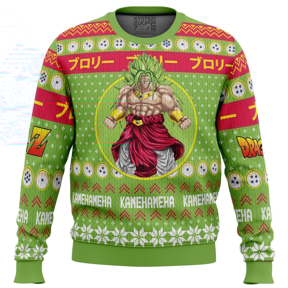 Christmas Broly Dragon Ball Z Ugly Christmas Sweater
