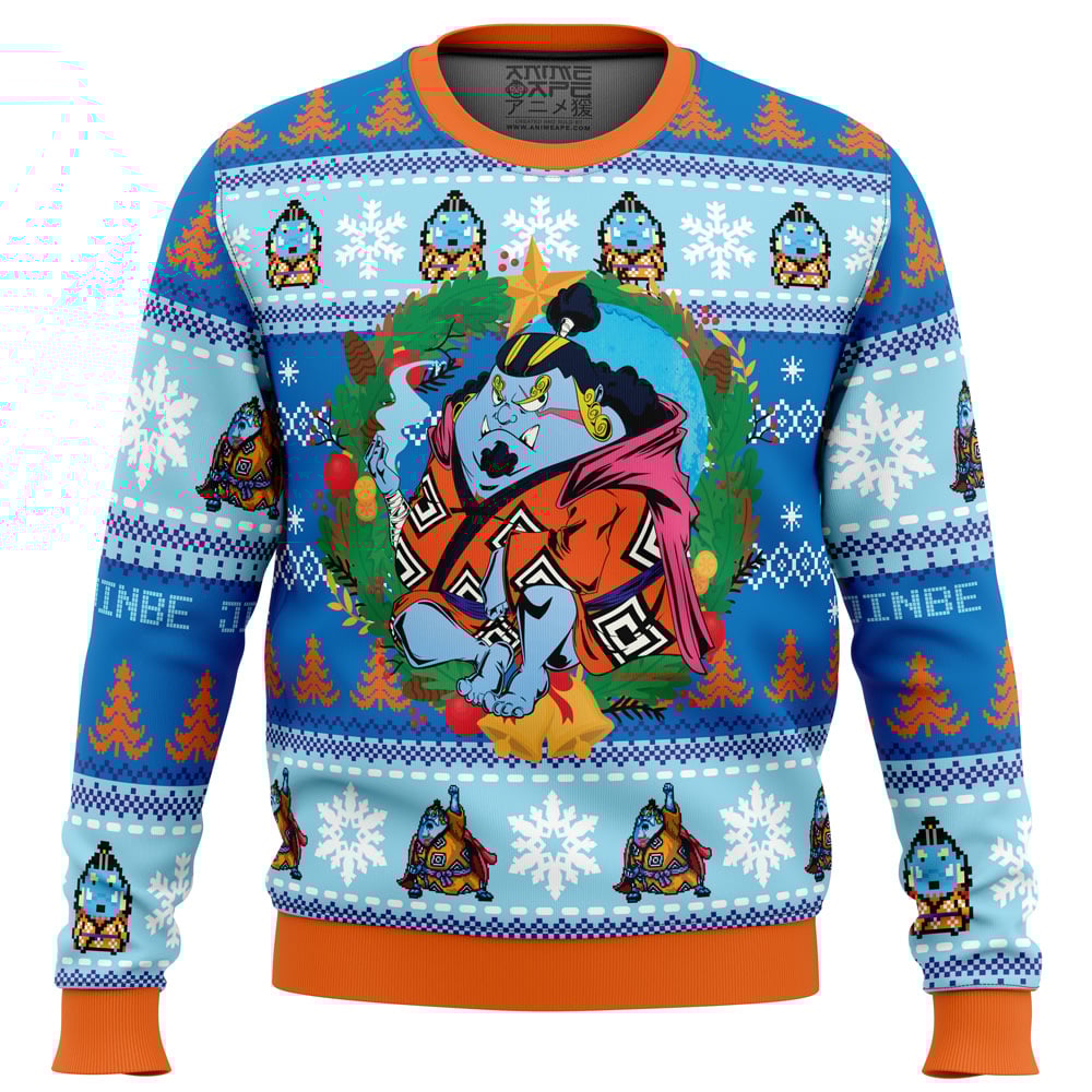 Christmas Jinbe One Piece Ugly Christmas Sweater