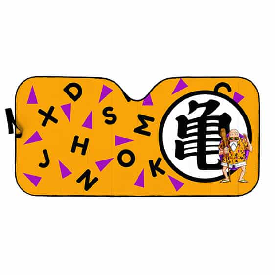 Dragon Ball Car Sun Shade Dragon Ball Master Roshi Shirt Pattern Winsh ...
