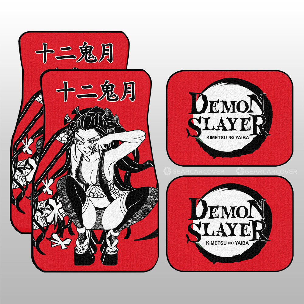 Demon Slayer Car Mats Daki Car Floor Mats Car Manga Style For Fans Floor Mats