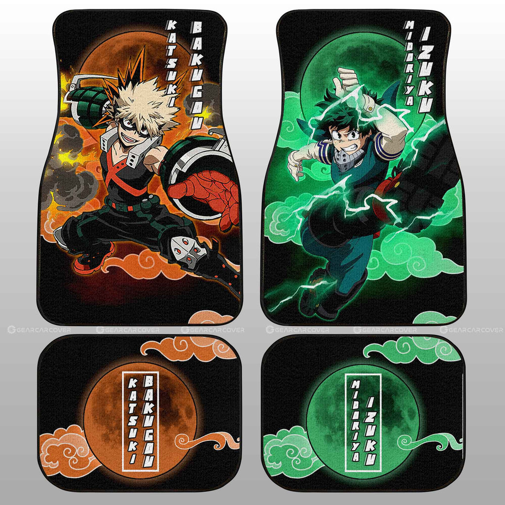 My Hero Academia Car Mats Deku And Bakugo Car Floor Mats