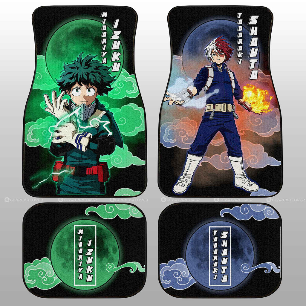 My Hero Academia Car Mats Deku And Shouto Car Floor Mats