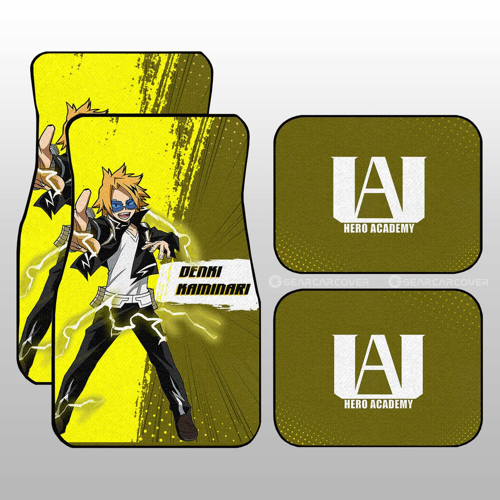 My Hero Academia Car Mats Denki Kaminari Car Floor Mats