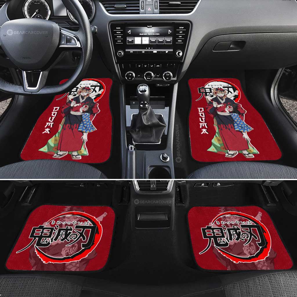 Demon Slayer Car Mats Douma Car Floor Mats Demon Slayer Car Floor Mats