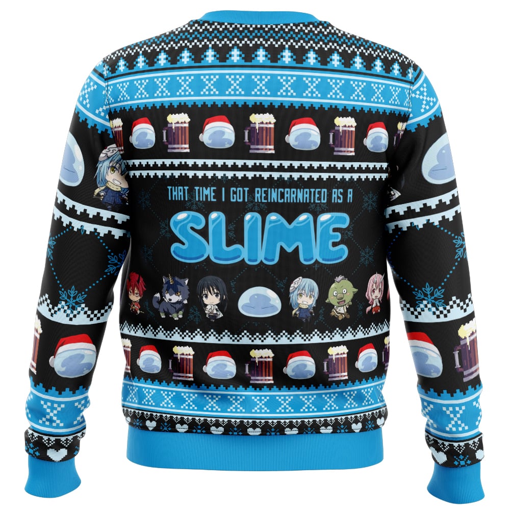 Fueled By Beer That Time I Got Reincarnated as a Slime Ugly Christmas Sweater