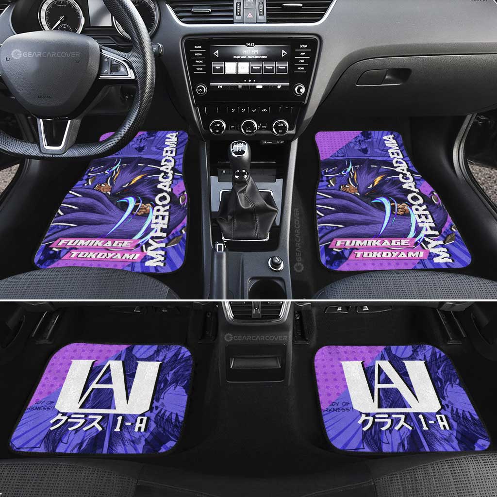 My Hero Academia Car Mats Fumikage Tokoyami Car Floor Mats