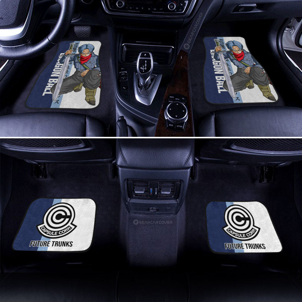 Dragon Ball Car Mats Future Trunks Car Floor Mats Car For Fans Car Floor Mats