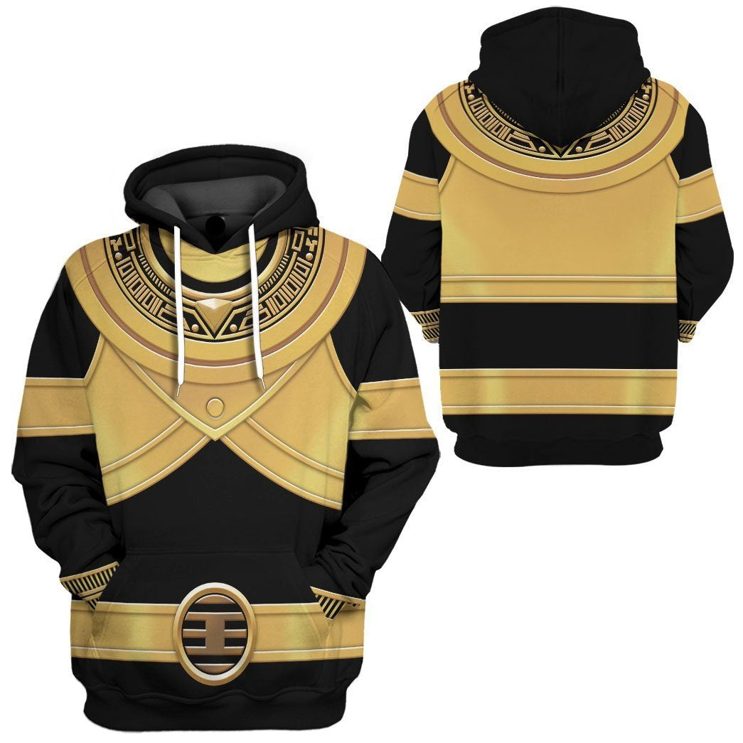 Power Ranger Hoodie Gold Power Rangers Zeo Hoodie Gold Unisex – Gifury