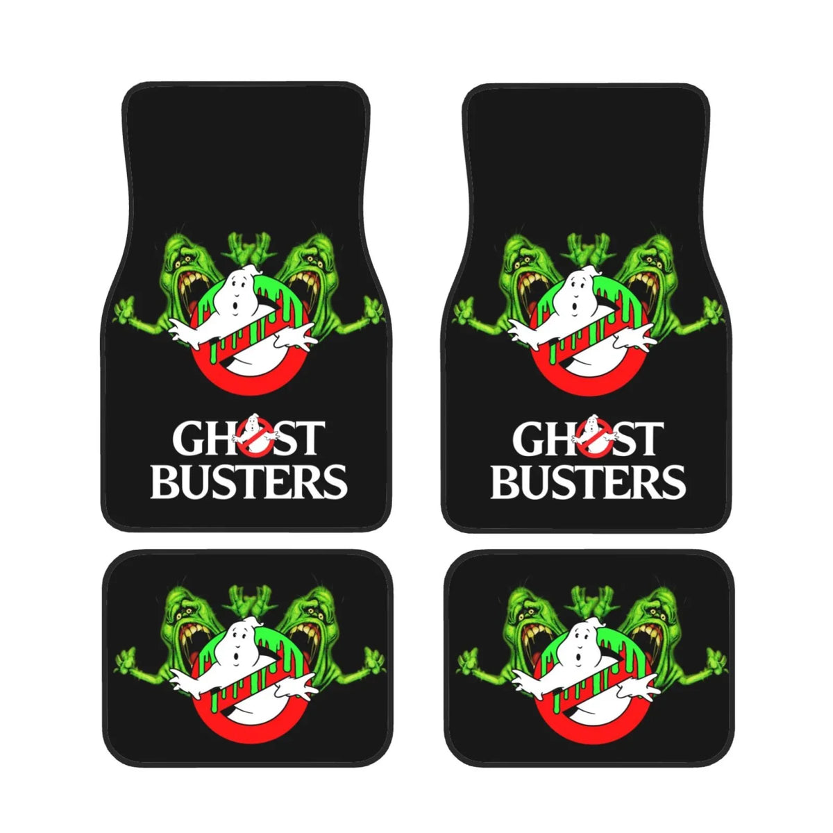 Ghostbusters Car Floor Mats Ghostbusters Symbol And Slimer Car Mats ...