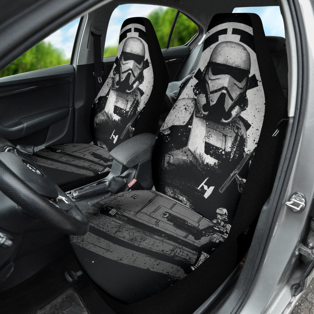 SW Car Seat Covers Stormtrooper With The War Spaceship Seat Covers Gra