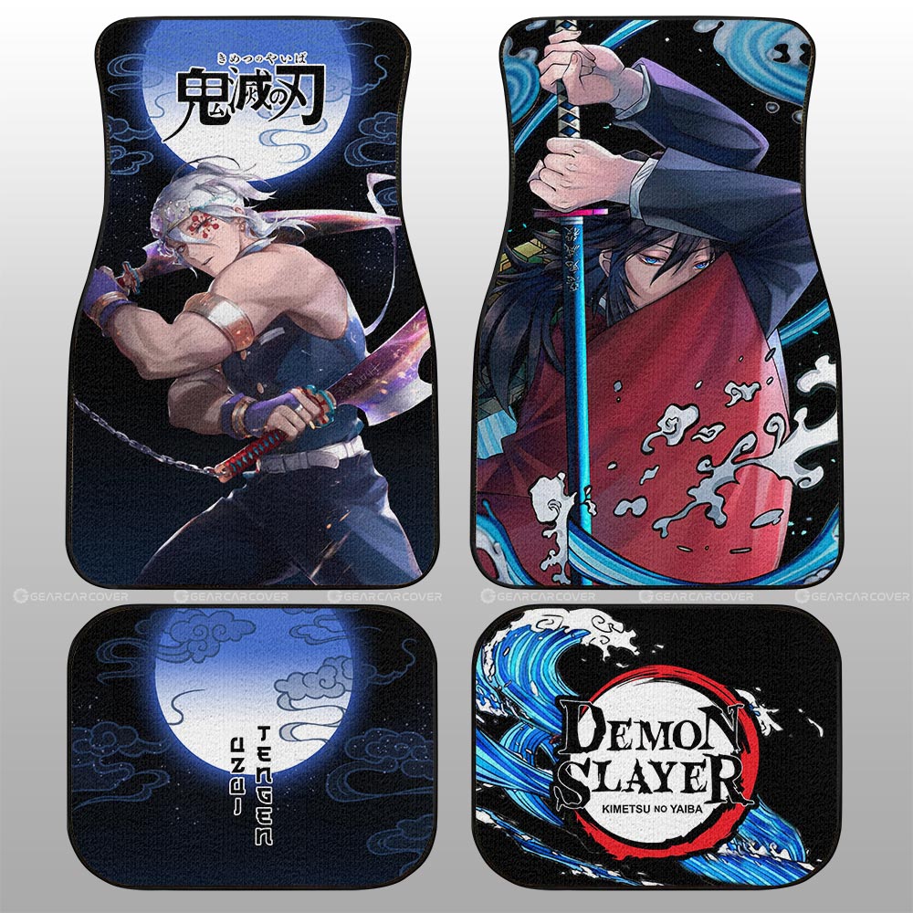 Demon Slayer Car Mats Giyuu And Tengen Uzui Car Floor Mats Demon Slayer Car Floor Mats