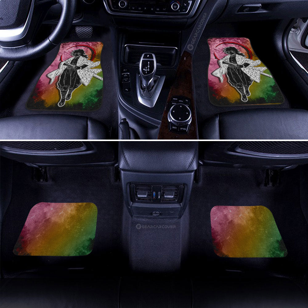 Demon Slayer Car Mats Giyuu Tomioka Car Floor Mats Demon Slayer Car Floor Mats