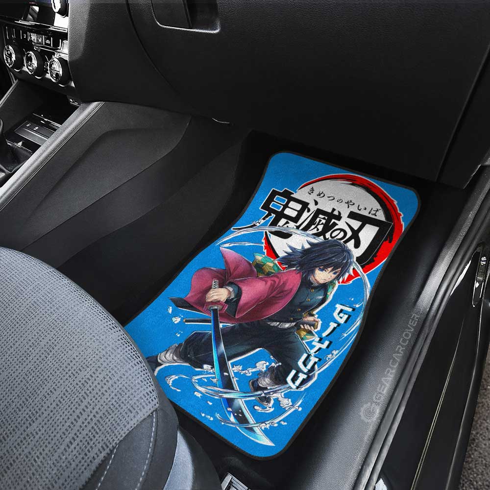 Demon Slayer Car Mats Giyuu Tomioka Car Floor Mats Demon Slayer Car Floor Mats