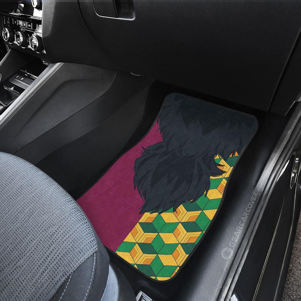 Demon Slayer Car Mats Giyuu Uniform Car Floor Mats Hairstyle Car Interior Floor Mats