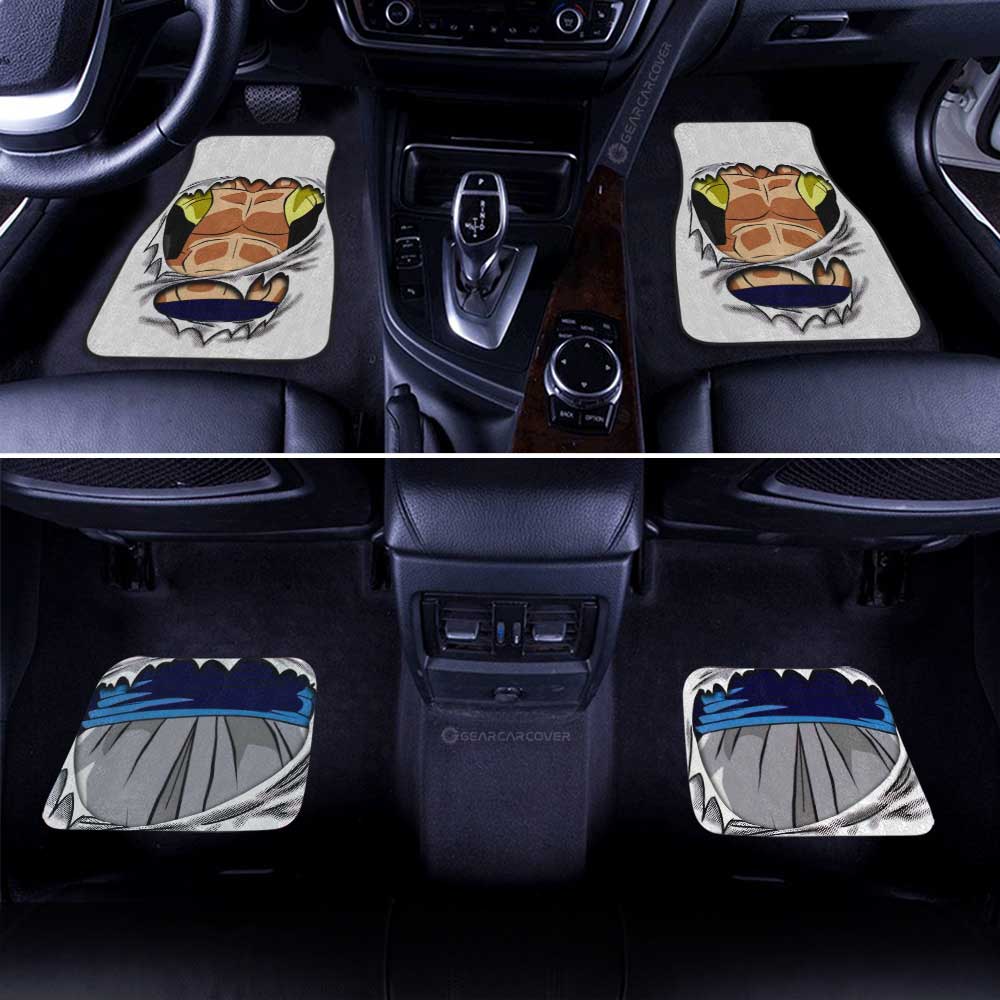 Dragon Ball Car Mats Gogeta Uniform Car Floor Mats Demon Slayer Car Floor Mats