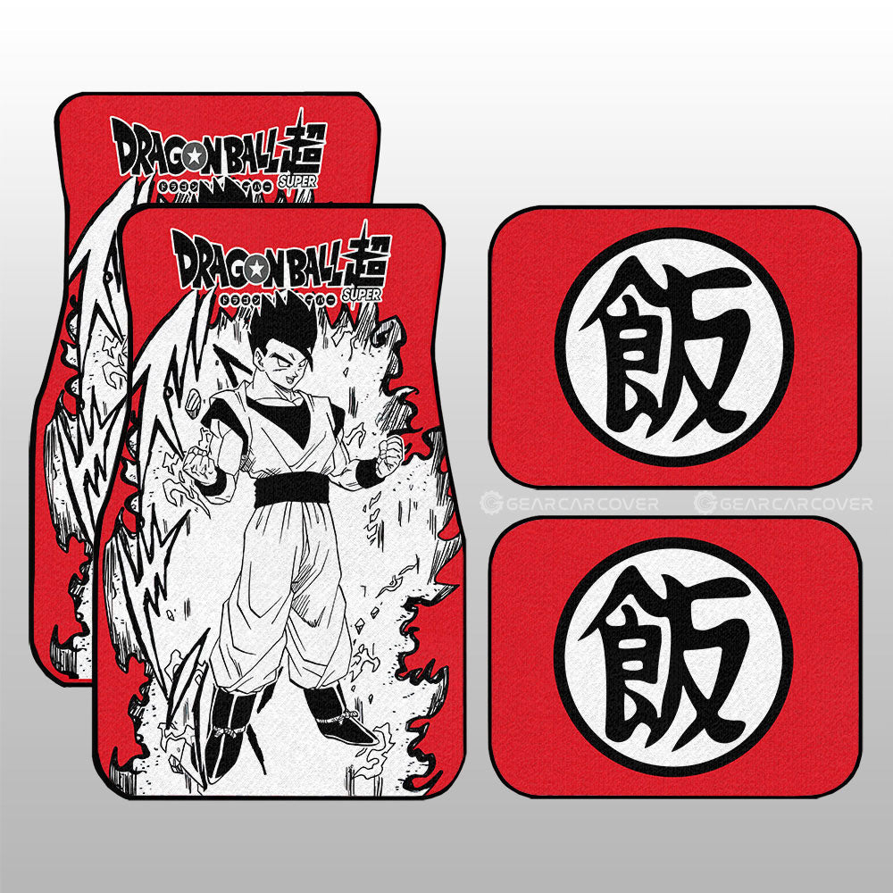 Dragon Ball Car Mats Gohan Car Floor Mats Car Manga Style For Fans Car Floor Mats