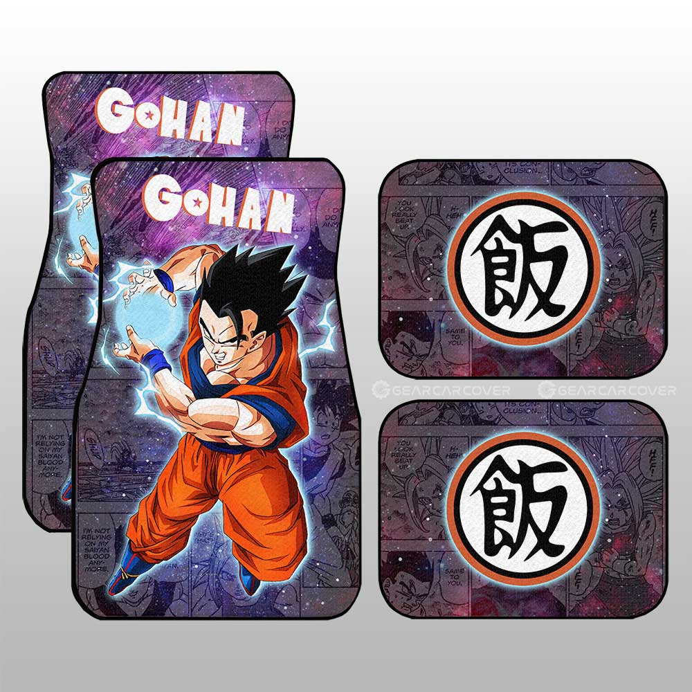 Dragon Ball Car Mats Gohan Car Floor Mats Galaxy Style Car Floor Mats