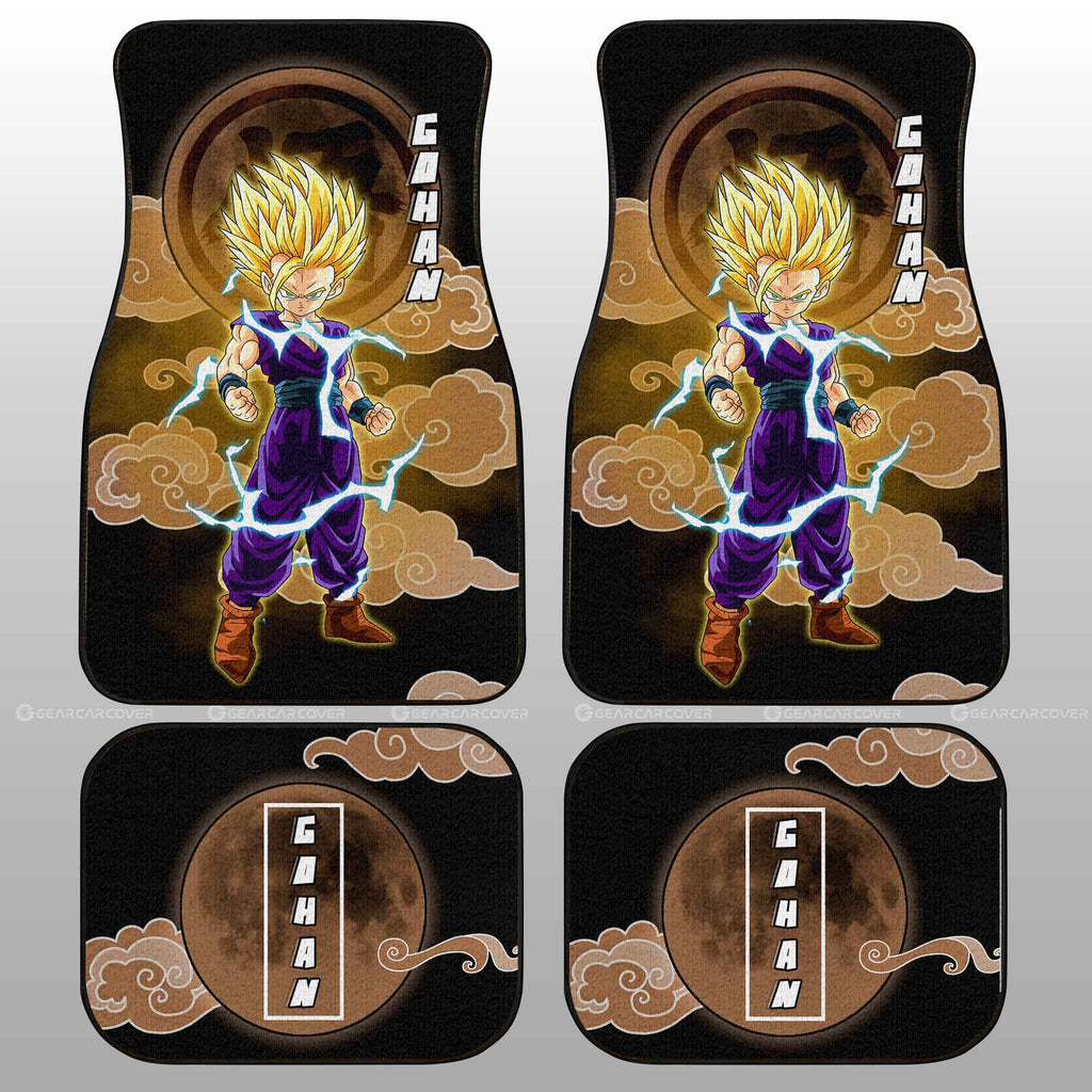 Dragon Ball Car Mats Gohan Kid Car Floor Mats Demon Slayer Car Floor Mats