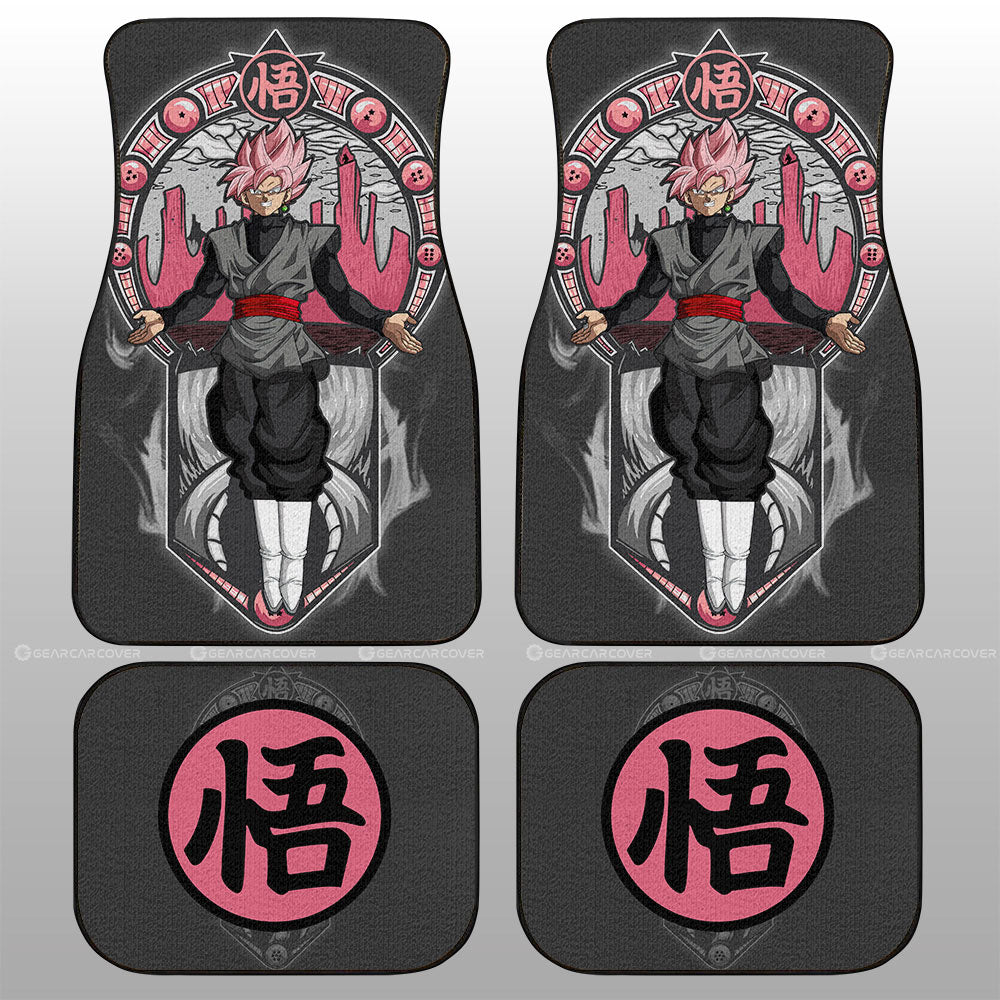 Dragon Ball Car Mats Goku Black Rose Car Floor Mats Car Interior Floor Mats