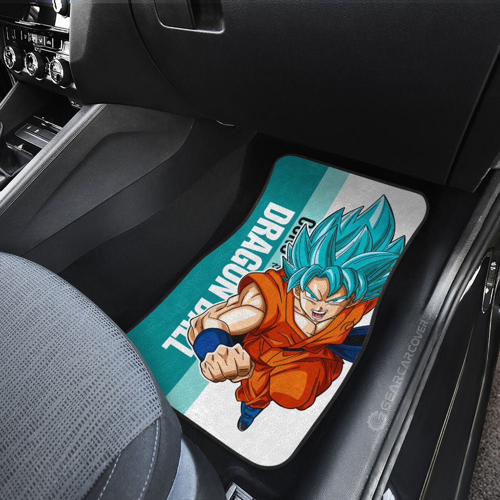 Dragon Ball Car Mats Goku Blue Car Floor Mats Car For Fans Car Floor Mats