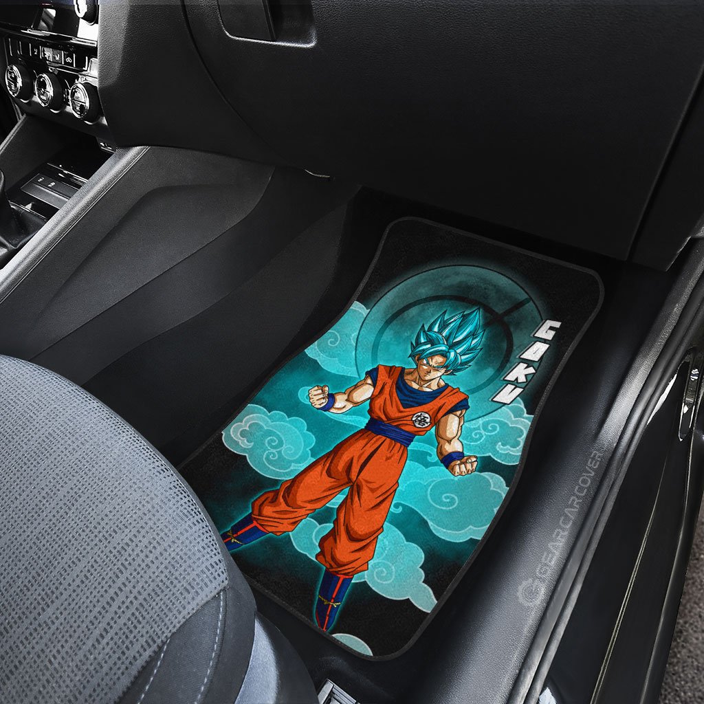 Dragon Ball Car Mats Goku Blue Car Floor Mats Demon Slayer Car Floor Mats