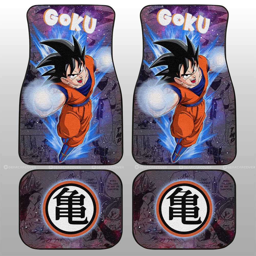 Dragon Ball Car Mats Goku Car Floor Mats Galaxy Style Dragon Ball Anime Car Floor Mats