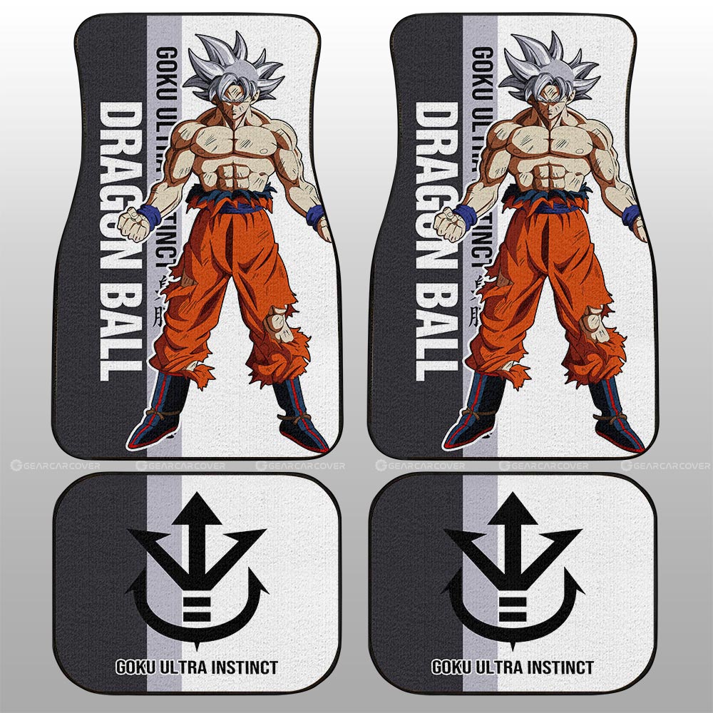 Dragon Ball Car Mats Goku Ultra Instinct Car Floor Mats Car For Fans Car Floor Mats