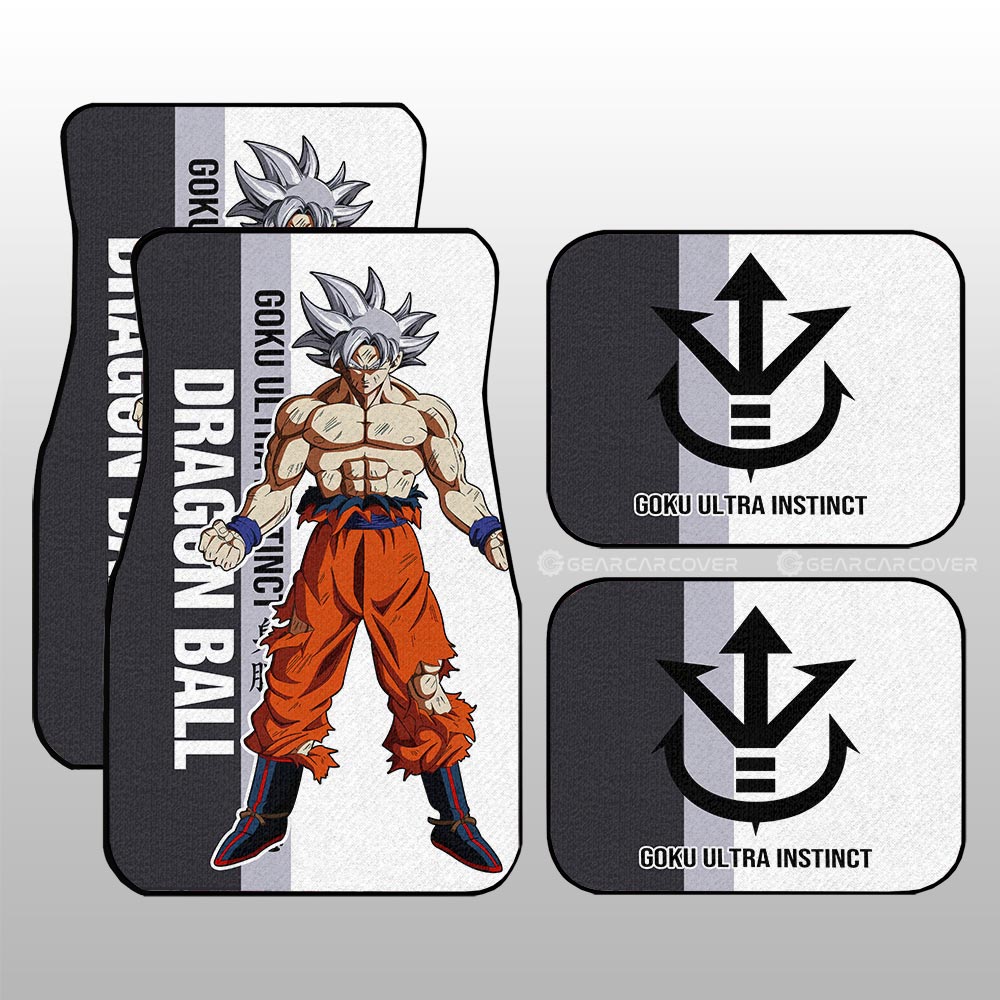 Dragon Ball Car Mats Goku Ultra Instinct Car Floor Mats Car For Fans Car Floor Mats