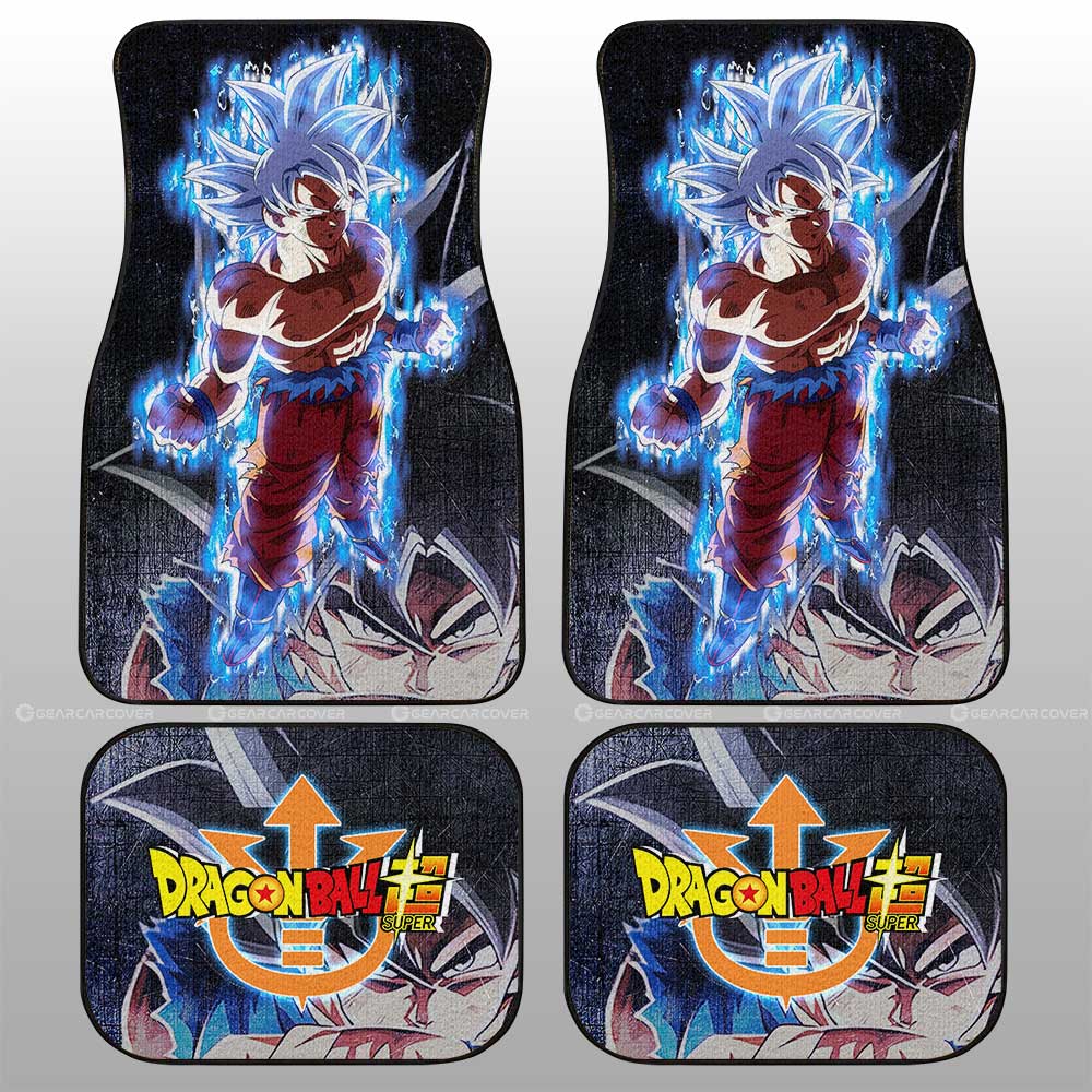 Dragon Ball Car Mats Goku Ultra Instinct Car Floor Mats Demon Slayer Car Floor Mats