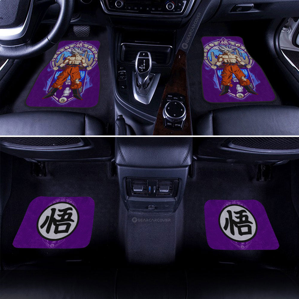 Dragon Ball Car Mats Goku Ultra Instinct Car Floor Mats Car Interior Floor Mats