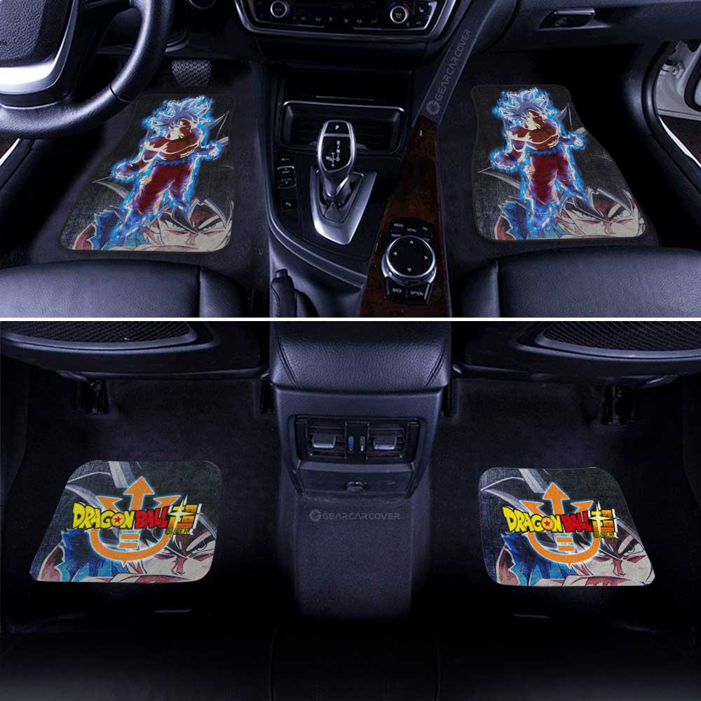 Dragon Ball Car Mats Goku Ultra Instinct Car Floor Mats Dragon Ball Anime Car Floor Mats