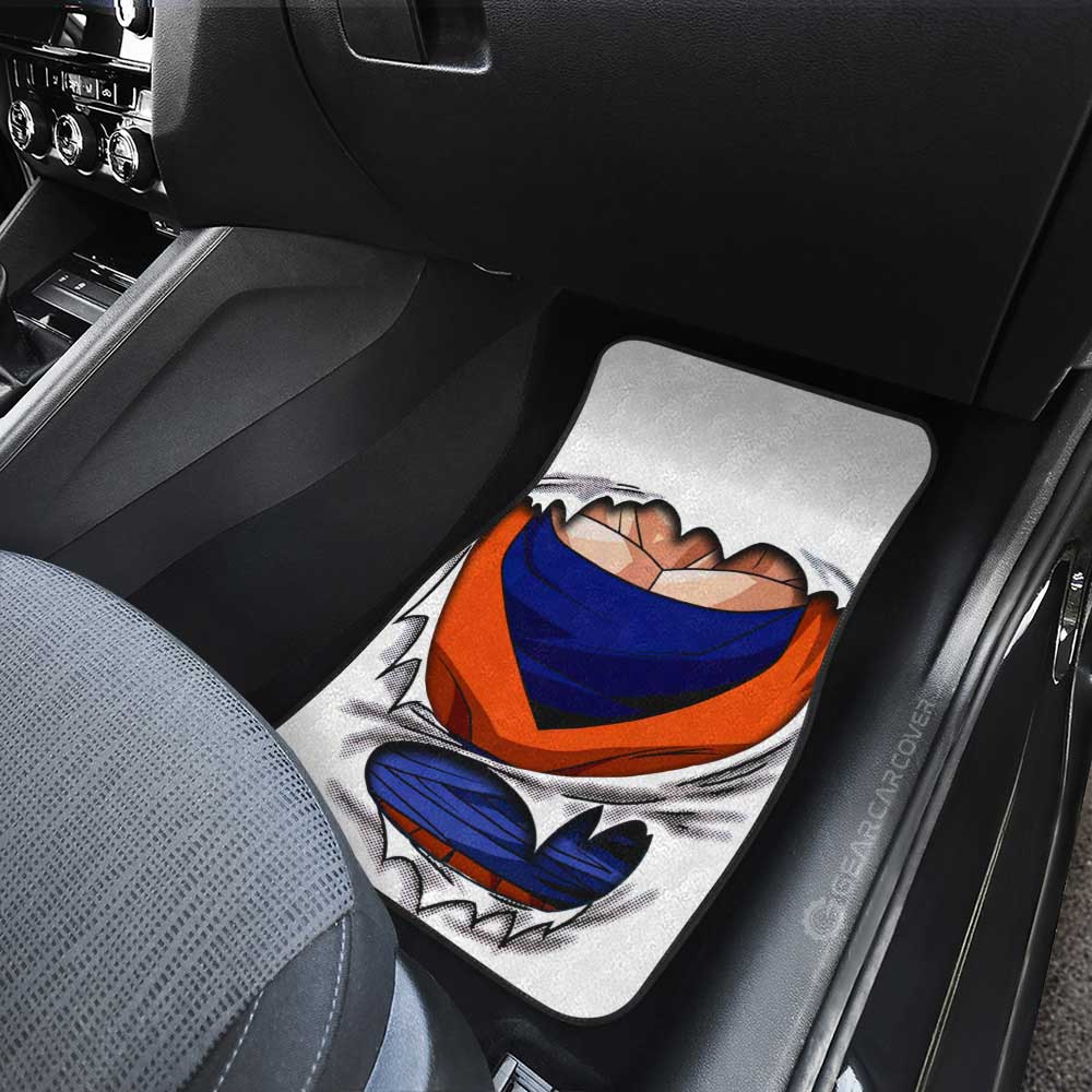 Dragon Ball Car Mats Goku Uniform Car Floor Mats Demon Slayer Car Floor Mats