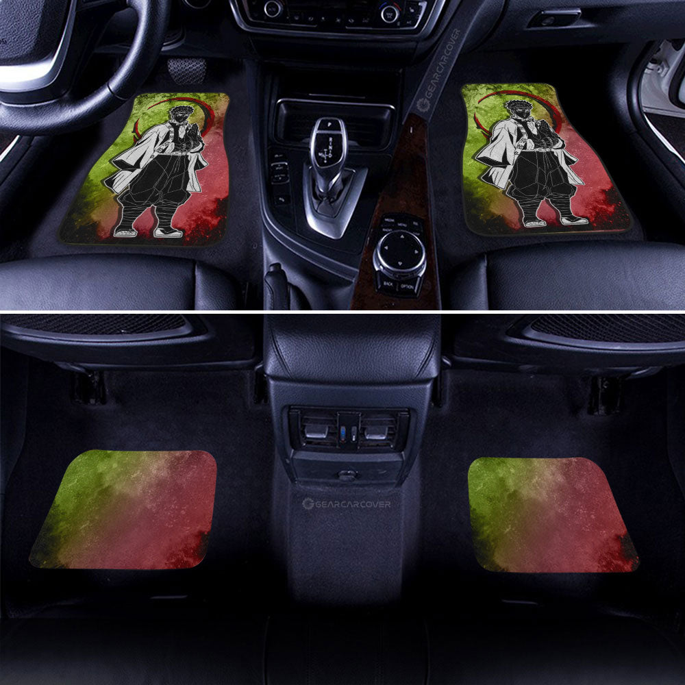 Demon Slayer Car Mats Gyomei Himejima Car Floor Mats Demon Slayer Car Floor Mats