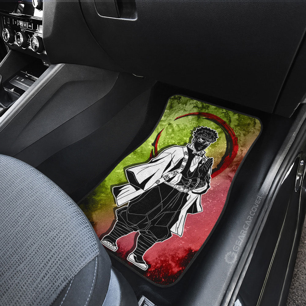 Demon Slayer Car Mats Gyomei Himejima Car Floor Mats Demon Slayer Car Floor Mats