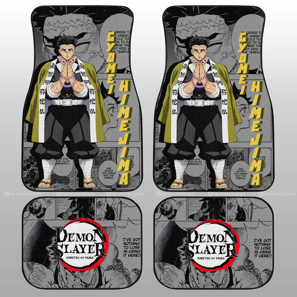 Demon Slayer Car Mats Gyomei Himejima Car Floor Mats Mix Mangas Floor Mats