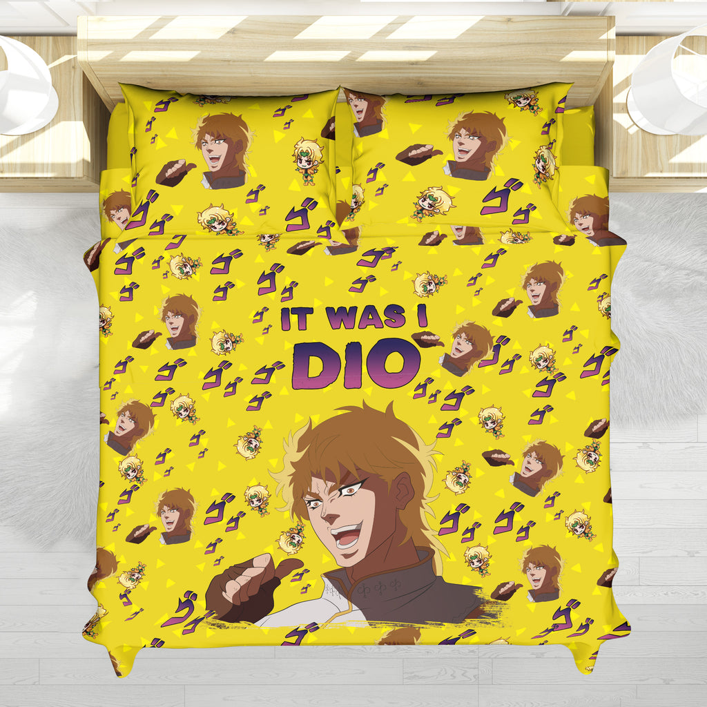 It was I Dio Jojo's Bizarre Adventure Bedding Set