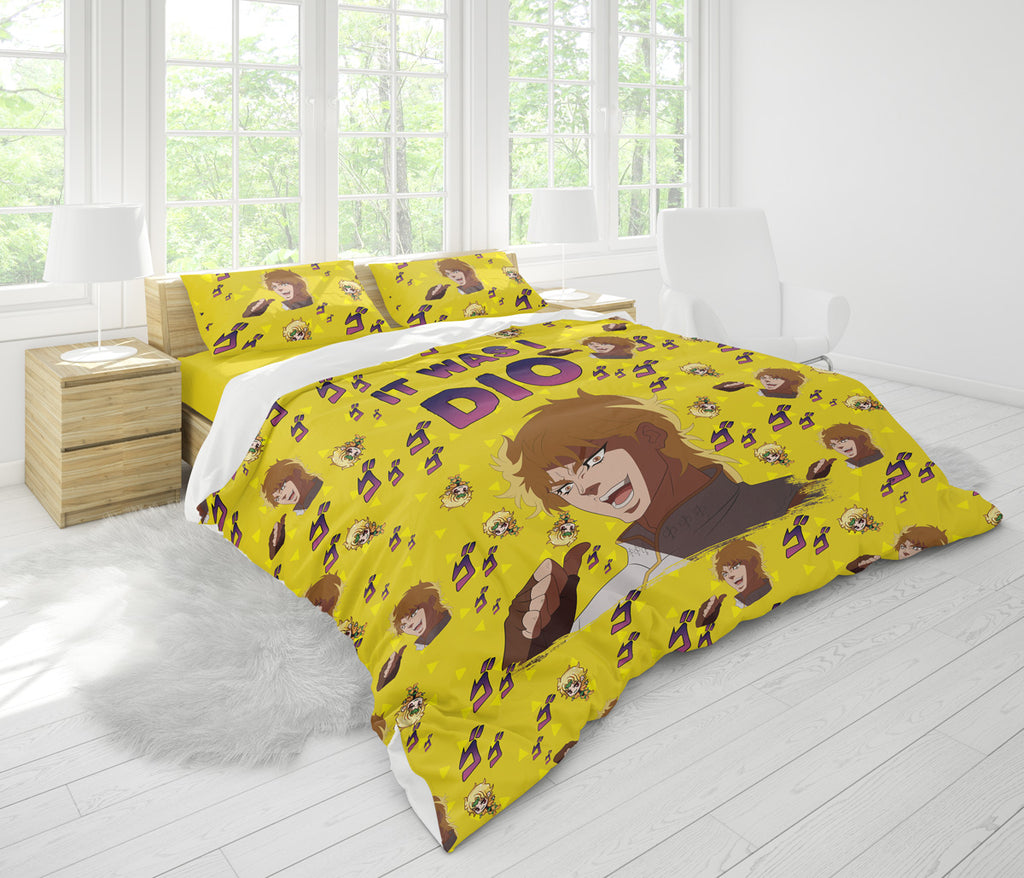 It was I Dio Jojo's Bizarre Adventure Bedding Set