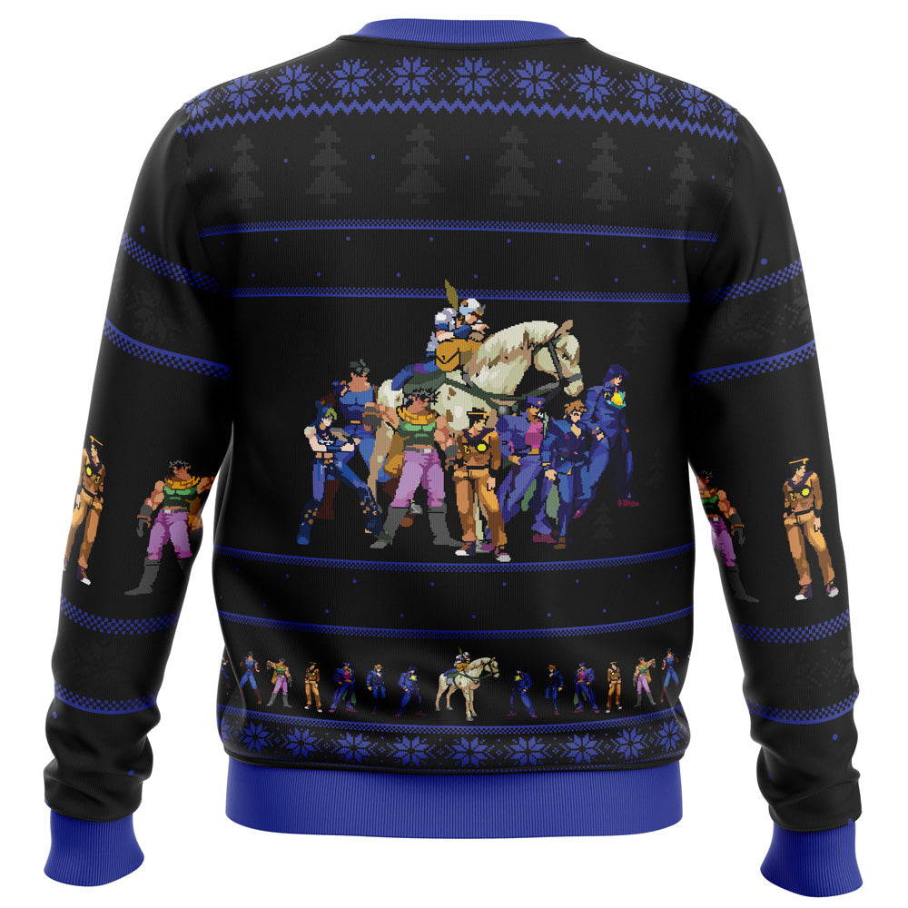 Jojo's Bizarre Adventure Generations Ugly Christmas Sweater